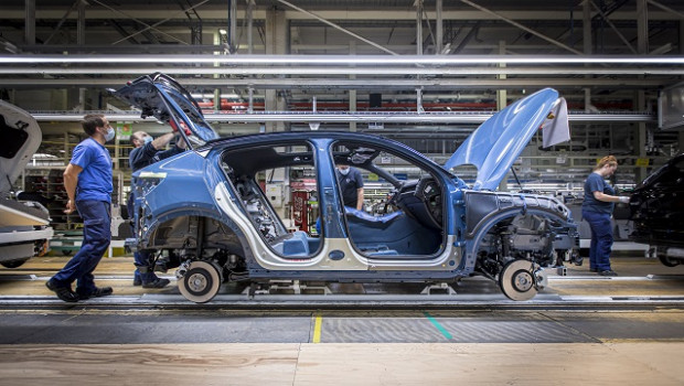 dl volvo cars starts production of c40 recharge in ghent belgium