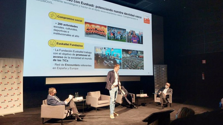 Archivo - El consejero delegado de MásMóvil y Euskaltel, Meinrad Spenger, durante una intervención en el "Encuentro Deusto Business Alumni" este viernes 8 de octubre en San Sebastián | EUSKALTEL - Archivo ep archivo el consejero delegado de masmovil y euskaltel meinrad spenger durante una intervencion