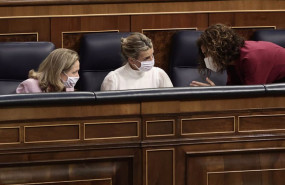 ep archivo   i d la vicepresidenta primera del gobierno nadia calvino la vicepresidenta segunda del