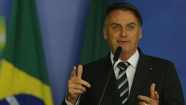 ep brazilian president jair bolsonaro attends an event in brasilia ep brazilian president jair bolsonaro attends an event in brasilia