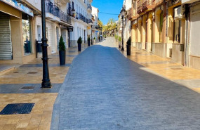 ep calle vacia de lepe huelva durante el periodo de confinamiento