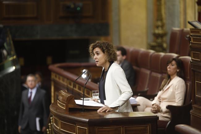 Dolors Montserrat interviene en el pleno sobre los Presupuestos | EUROPA PRESS ep dolors montserrat intervieneplenolos presupuestos