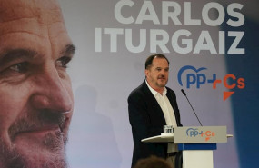 ep el candidato a lehendakari de la coalicion ppcs carlos iturgaiz en el acto de presentacion del