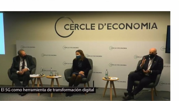 ep el miembro de la junta directiva del cercle deconomia jordi hereu la consejera delegada de