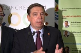 ep el ministro de agricultura luis planas en una rueda de prensa antes de participar en caceres en