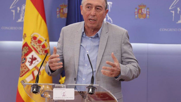 ep el portavoz de compromis en el congreso joan baldovi interviene en la rueda de prensa posterior a