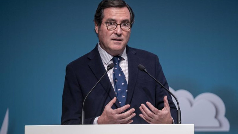 ep el presidente de la ceoe antonio garamendi interviene durante una jornada de la confederacion ep el presidente de la ceoe antonio garamendi interviene durante una jornada de la confederacion