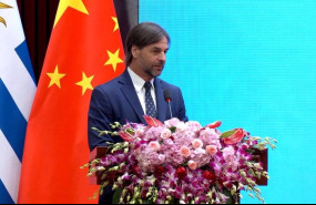 ep el presidente de uruguay luis lacalle pou durante su visita a china