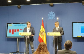 ep el secretario de estado de empleo joaquin perez rey y el de seguridad social israel arroyo