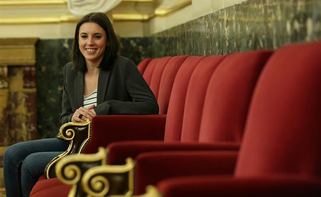 Entrevista con la portavoz parlamentaria de Podemos, Irene Montero | EUROPA PRESS ep entrevistala portavoz parlamentariapodemos irene montero 20170415120402