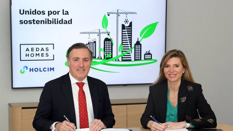 ep firma de colaboracion entre aedas homes y holcim espana ep firma de colaboracion entre aedas homes y holcim espana