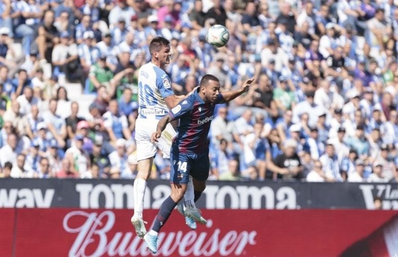 ep guido carrillo y ruben vezo en el leganes-levante