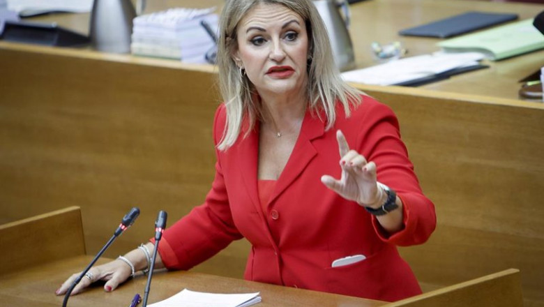 ep la consellera nuria montes en el pleno de les corts ep la consellera nuria montes en el pleno de les corts