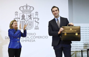 ep la exministra de economia comercio y empresa nadia calvino traspasa la cartera de economia