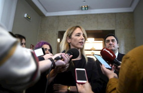ep la portavoz del partido popular en el congreso cayetana alvarez de toledo atiende a los medios de