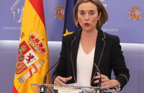 ep la portavoz del pp en el congreso de los diputados cuca gamarra interviene en una rueda de prensa