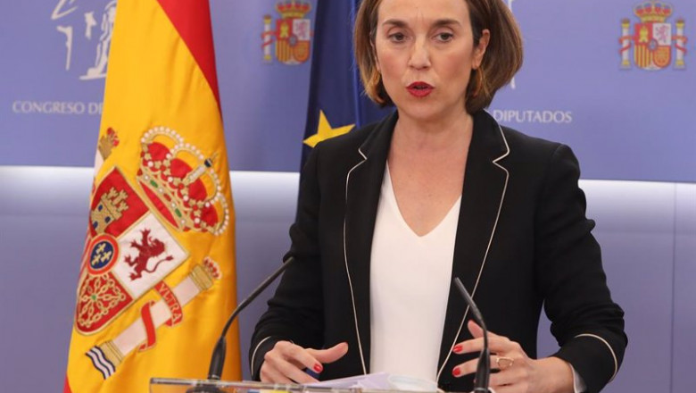 ep la portavoz del pp en el congreso de los diputados cuca gamarra interviene en una rueda de prensa