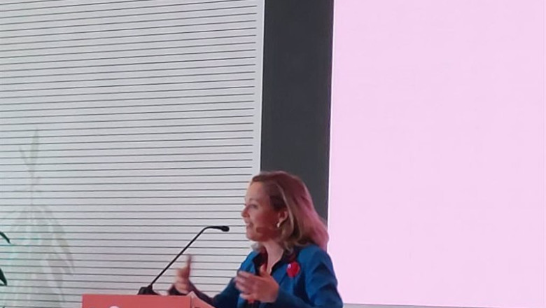 ep la vicepresidenta primera del gobierno de espana y ministra de asuntos economicos nadia calvino ep la vicepresidenta primera del gobierno de espana y ministra de asuntos economicos nadia calvino