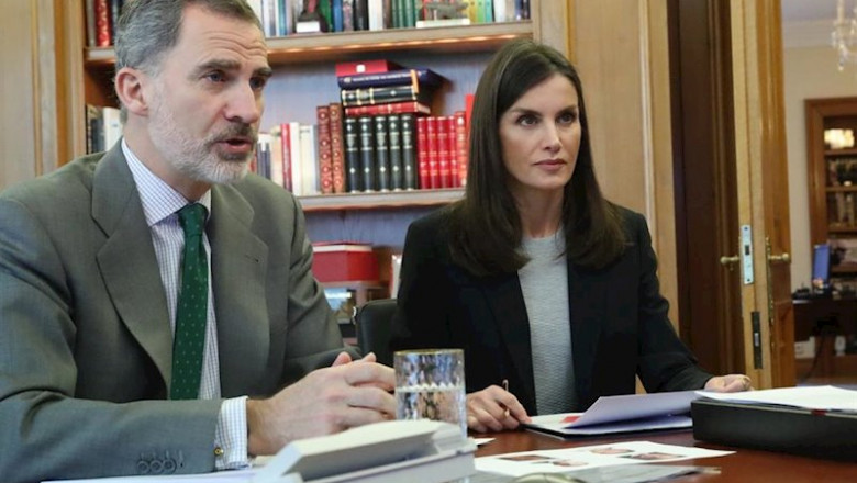 ep los reyes felipe y letizia preocupados y muy pendientes del trabajo y hospitalario y sus ep los reyes felipe y letizia preocupados y muy pendientes del trabajo y hospitalario y sus