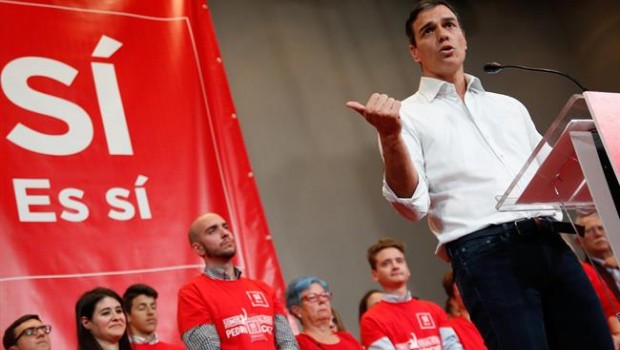 ep pedro sanchez ofrecemitingranadacaralas primariaspsoe