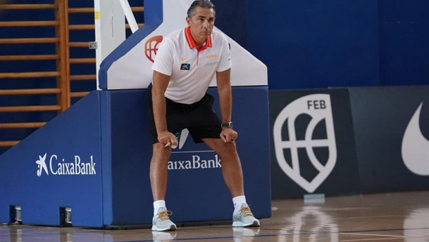 ep sergio scariolo duranteentrenamientola seleccion espanolabaloncesto