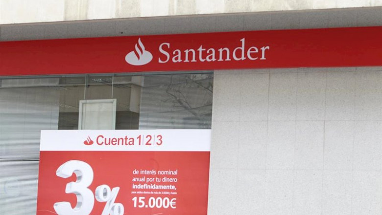 Sucursal del banco Santander | EUROPA PRESS - Archivo ep sucursal del banco santander