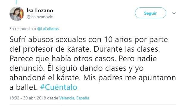 El tuit de la concejala Isabel Lozano | TWITTER ISABEL LOZANO ep tuitla concejala isabel lozano