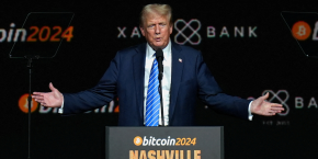 le candidat republicain a l election presidentielle donald trump participe a la conference sur les cryptomonnaies a nashville 20241122165232 