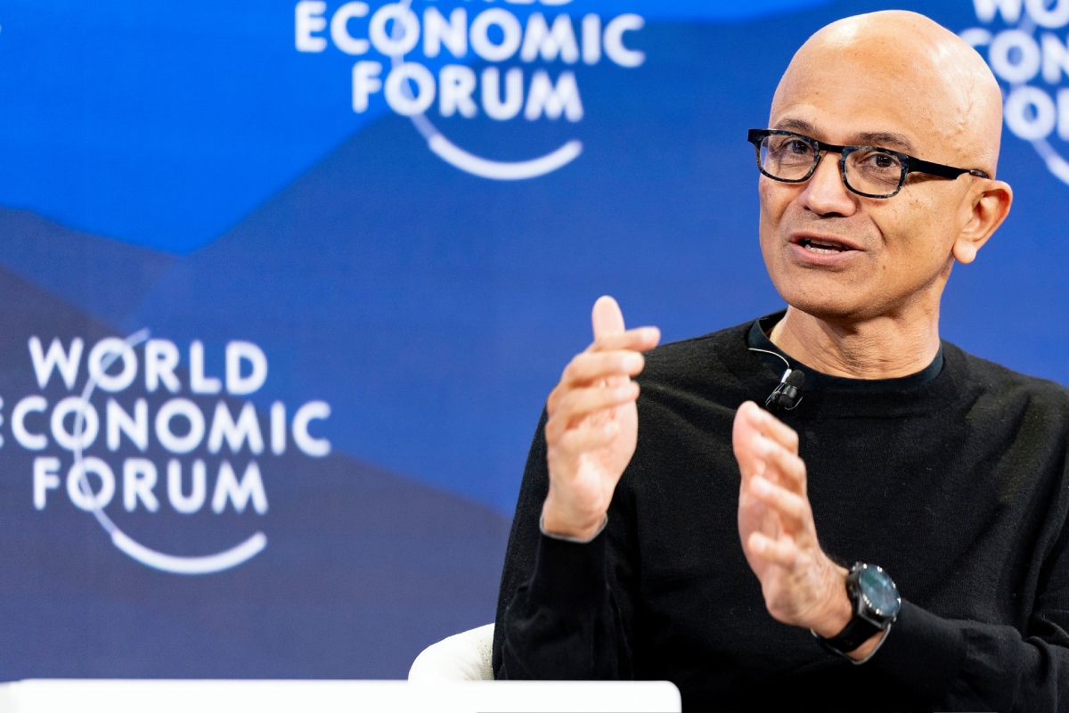 satya nadella microsoft davos 2026 2