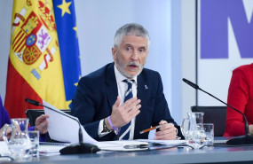 ep archivo   el ministro del interior fernando grande marlaska durante una rueda de prensa posterior