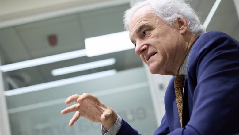 Archivo - El presidente de la Confederación Empresarial de Madrid-CEOE, durante una entrevista para Europa Press, a 30 de junio de 2023, en Madrid (España). | Jesús Hellín - Europa Press - Archivo ep archivo el presidente de la confederacion empresarial de madrid ceoe durante una entrevista