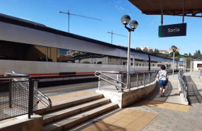 ep archivo   estacion de tren de el canuelo en soria