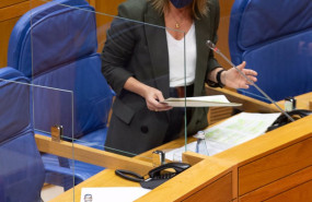 ep archivo   la conselleira de infraestruturas e mobilidade ethel vazquez en el pleno del parlamento
