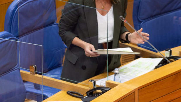 ep archivo   la conselleira de infraestruturas e mobilidade ethel vazquez en el pleno del parlamento