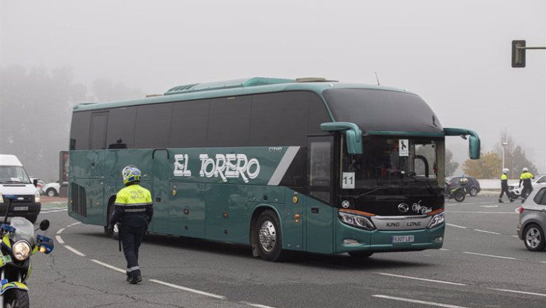 Archivo - Un autocar estacionado | María José López - Europa Press - Archivo ep archivo un autocar estacionado