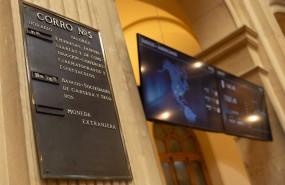 ep archivo   valores de las empresas en el palacio de la bolsa de madrid a 10 de octubre de 2023 en