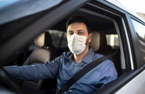 ep conductor de cabify con mascarilla