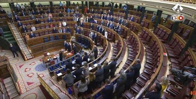 El Congreso guarda un minuto de silencio por Gabriel | CONGRESO DE LOS DIPUTADOS ep congreso guardaminutosilenciogabriel