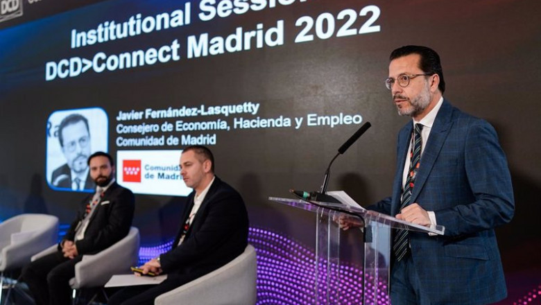 El consejero de Economía, Hacienda y Empleo, Javier Fernández-Lasquetty, interviene en la 15ª edición de DCD Connect Madrid, | COMUNIDAD DE MADRID ep el consejero de economia hacienda y empleo javier fernandez lasquetty interviene en la 15 edicion