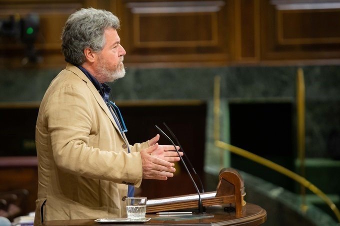 ep el diputado de podemos juantxo lopez de uralde en una de sus intervenciones en el congreso ep el diputado de podemos juantxo lopez de uralde en una de sus intervenciones en el congreso