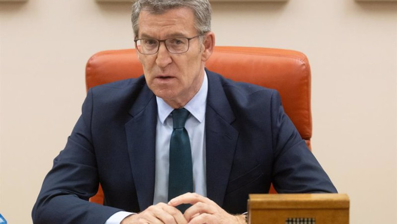 ep el lider del pp alberto nunez feijoo preside la reunion de los grupos parlamentarios de congreso ep el lider del pp alberto nunez feijoo preside la reunion de los grupos parlamentarios de congreso