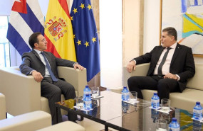 ep el ministro de asuntos exteriores union europea y cooperacion jose manuel albares y el viceprimer
