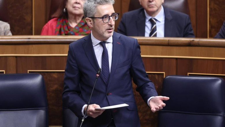 ep el ministro de hacienda arcadi espana durante la sesion de control al gobierno en el pleno del ep el ministro de hacienda arcadi espana durante la sesion de control al gobierno en el pleno del