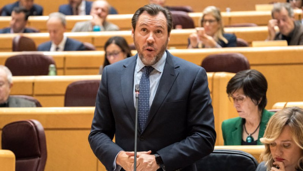 ep el ministro de transportes y movilidad sostenible oscar puente durante la sesion plenaria del