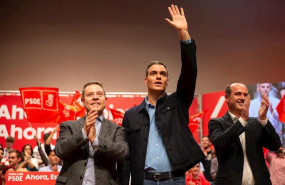 ep el presidente del gobierno pedro sanchez protagoniza un mitin en guadalajara junto al presidente