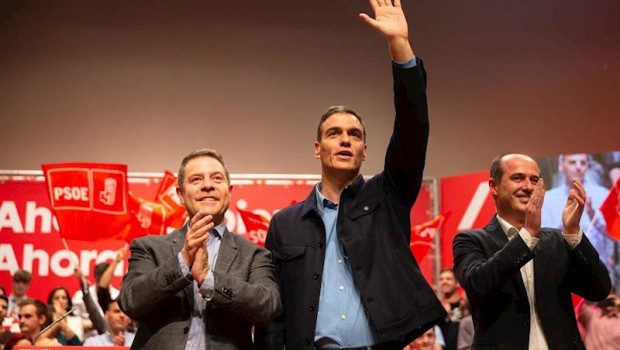 ep el presidente del gobierno pedro sanchez protagoniza un mitin en guadalajara junto al presidente
