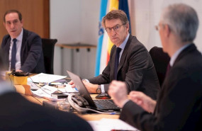 ep el titular del gobierno gallego preside la reunion del consello