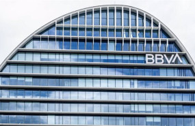 ep fachada de la sede de bbva a 26 de septiembre de 2024 en madrid espana