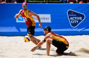 ep herreragavira durantepartidomundialvoley playa 2019