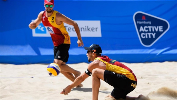 ep herreragavira durantepartidomundialvoley playa 2019